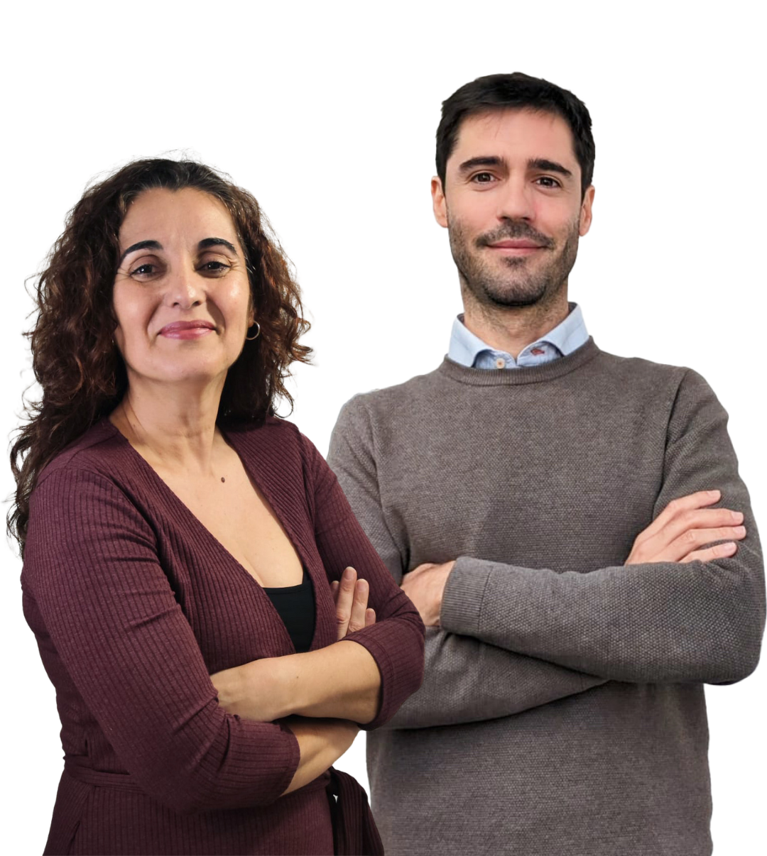 Merche Abete y Nestor Lopez